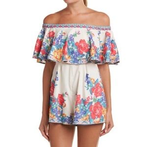 Flying Tomato Off-Shoulder Romper